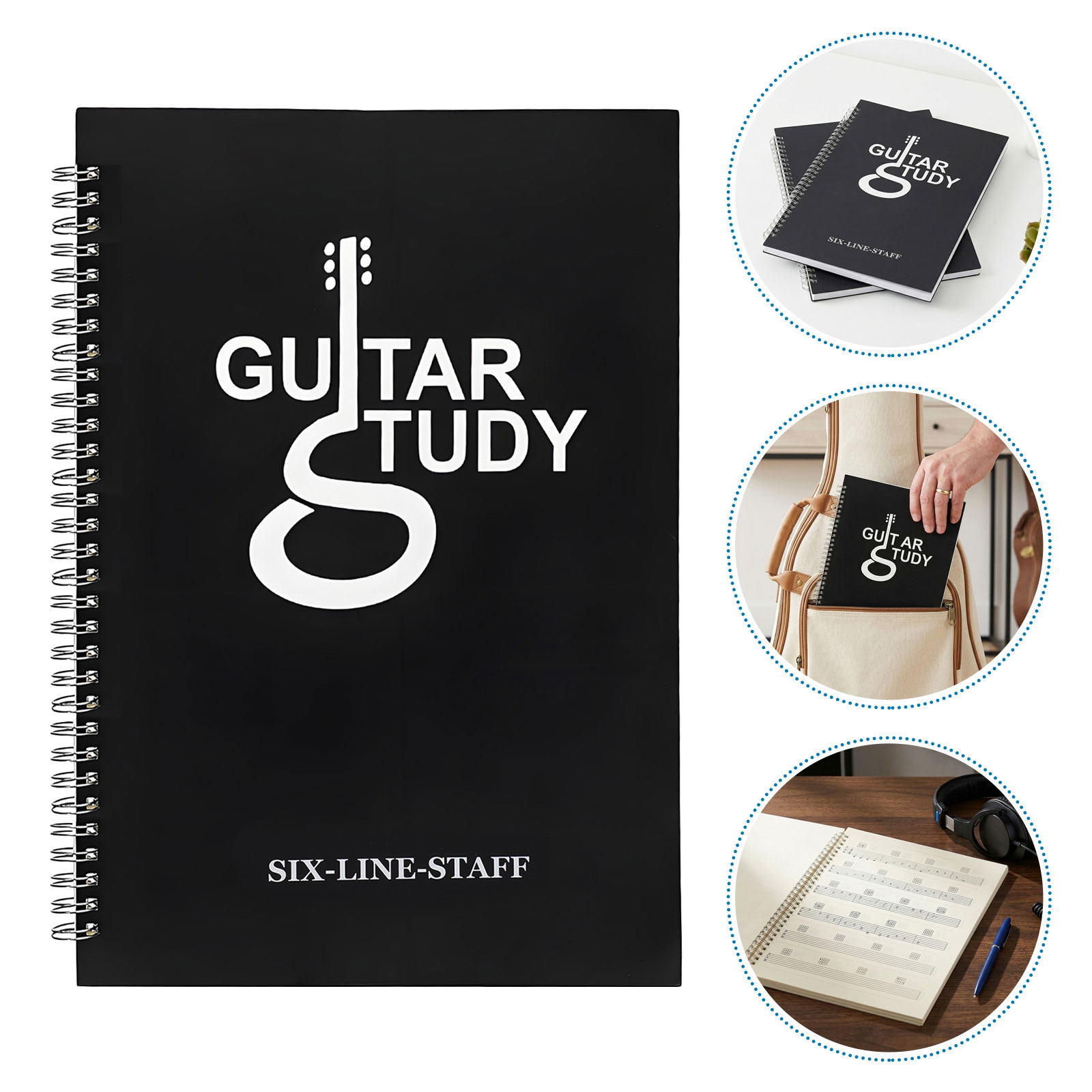 Blank Sheet Music Notebook - 2 buah buku catatan tablatur gitar