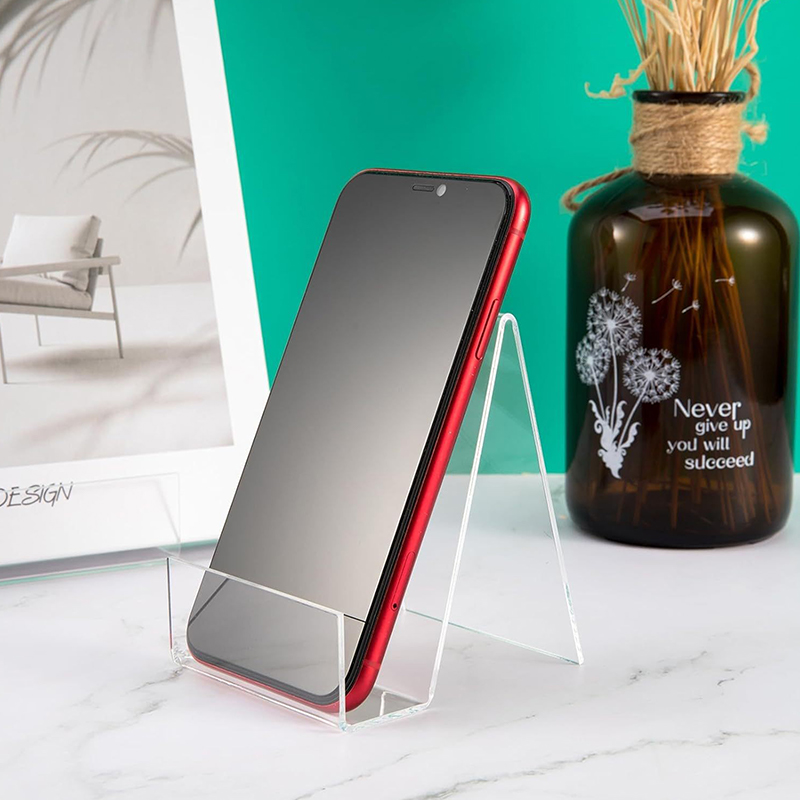 1 buah penyangga pajangan akri - Clear Acrylic Book Stand Holder ulasan dan harga
