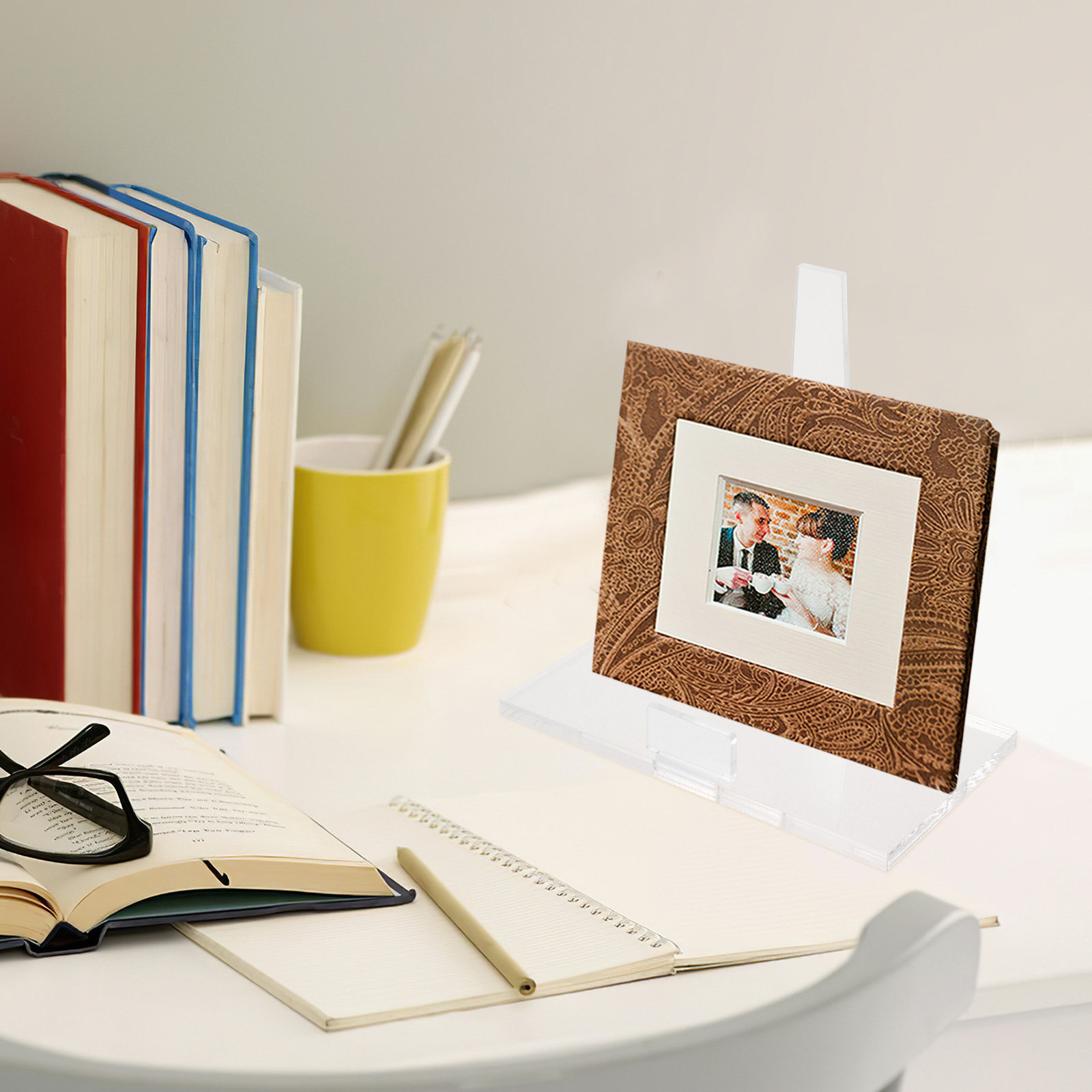 Penyangga Piring Akrilik Serba - Clear Acrylic Book Stand Holder ulasan dan harga