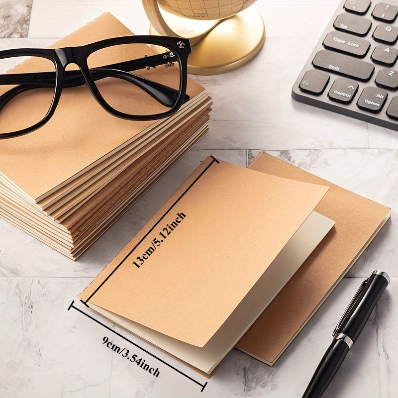 Buku Catatan 5/10/20 Pcs Mini  - Vintage Leather Journal Notebook ulasan dan harga