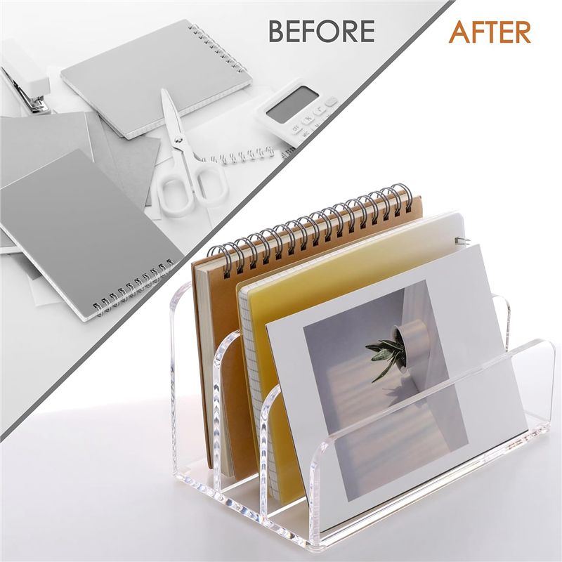 Voltvibe-3, Rak Penyimpanan Ak - Clear Acrylic Book Stand Holder ulasan dan harga
